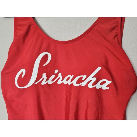 Sriracha Rue Bleu Women's Swimsuit Plus Size 1X Red One Piece Swimsuit Swim - Picture 3 of 9